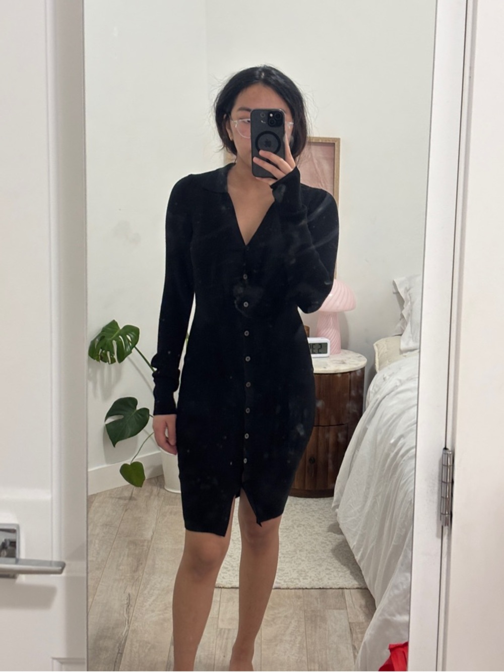Aritzia Long Sleeve Knit Dress
